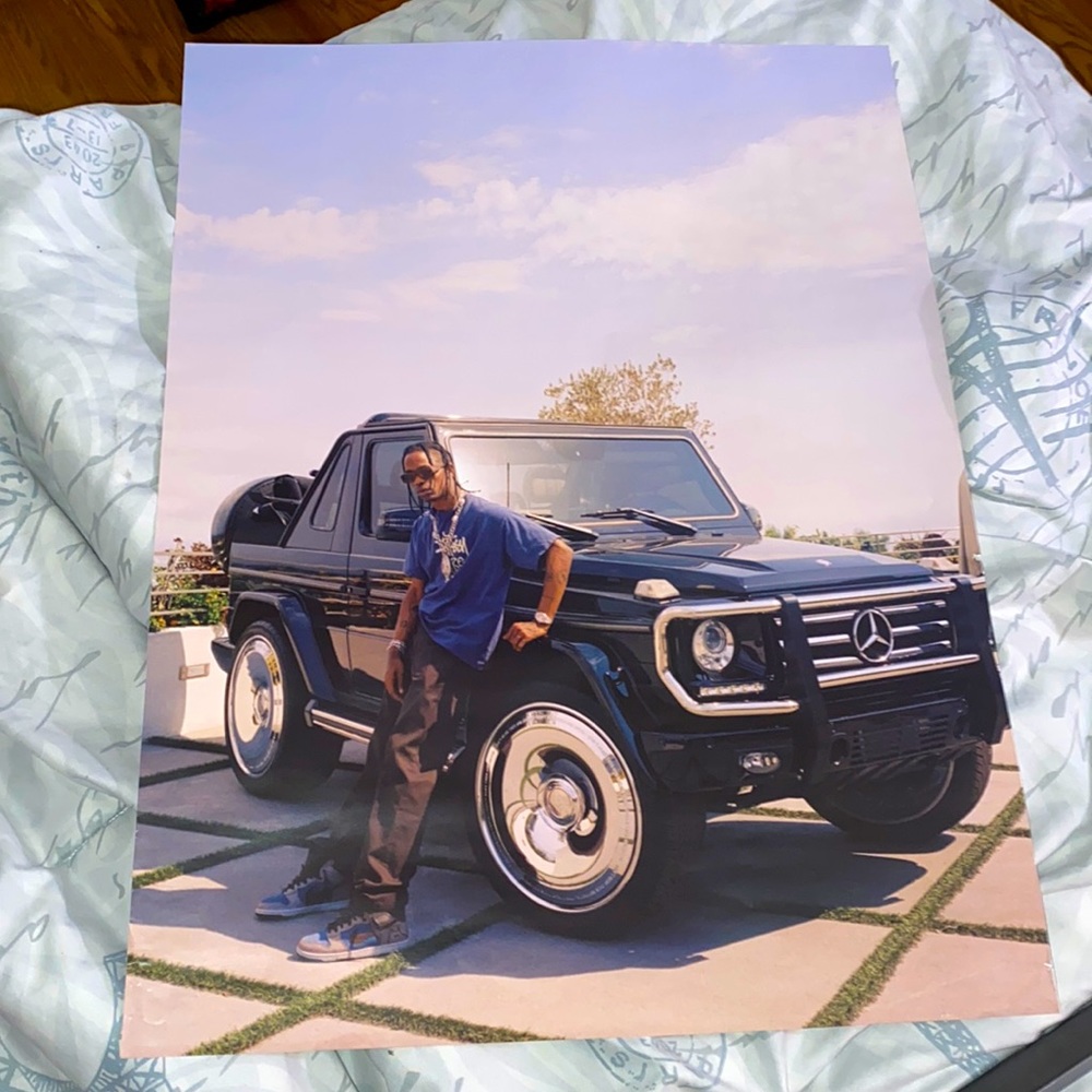 GENUINE Travis Scott G-Wagon Poster Picture